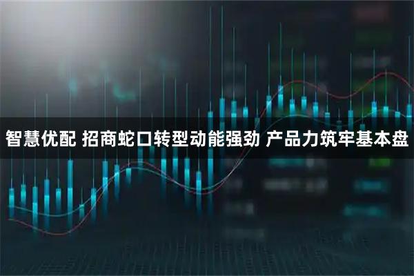 智慧优配 招商蛇口转型动能强劲 产品力筑牢基本盘