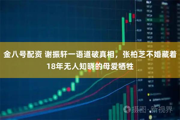 金八号配资 谢振轩一语道破真相，张柏芝不婚藏着18年无人知晓的母爱牺牲
