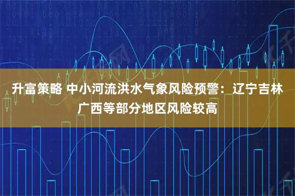 升富策略 中小河流洪水气象风险预警：辽宁吉林广西等部分地区风险较高