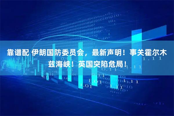 靠谱配 伊朗国防委员会，最新声明！事关霍尔木兹海峡！英国突陷危局！