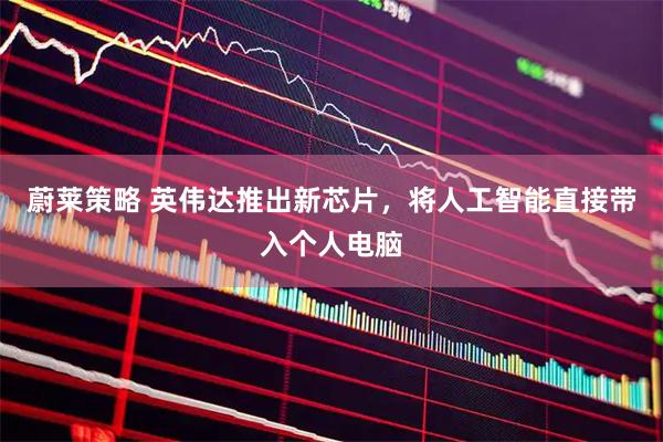蔚莱策略 英伟达推出新芯片，将人工智能直接带入个人电脑
