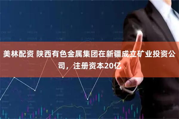 美林配资 陕西有色金属集团在新疆成立矿业投资公司，注册资本20亿