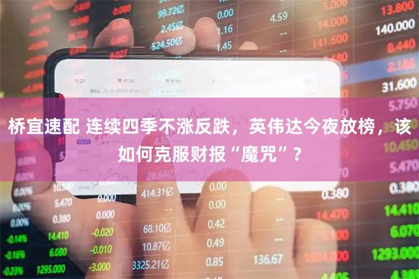 桥宜速配 连续四季不涨反跌，英伟达今夜放榜，该如何克服财报“魔咒”？